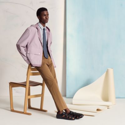 メンズ シルクネクタイ、ボウタイ、ポケットチーフ | Hermès